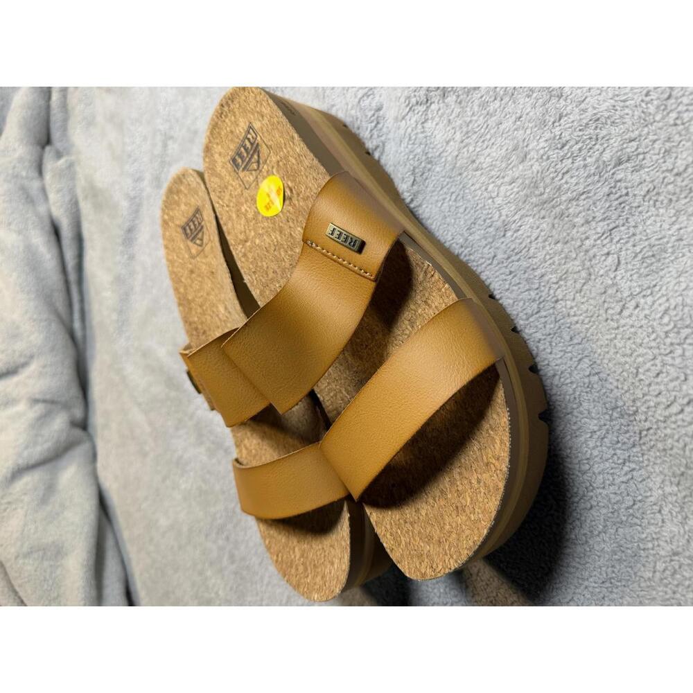 Reef Women's Wedge Sandals with Cork Footbed Size 11